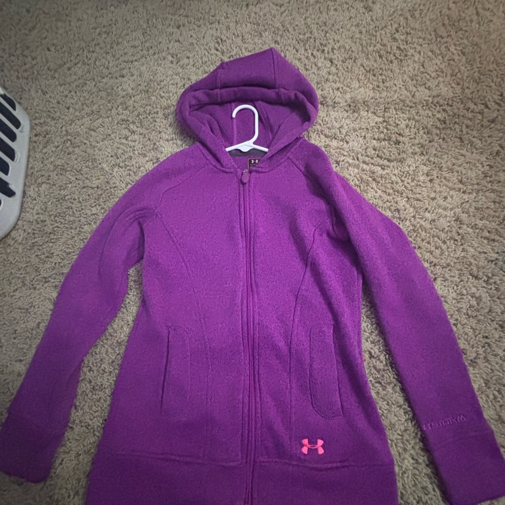 UNDER ARMOUR Storm Kids Purple Fleece Jacket